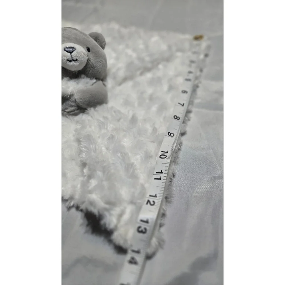 Carters Just One You Grey White Bear Print Lovey 13